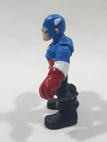 2010 Marvel Super Hero Squad Captain America 2 3/8" Tall Toy Figure