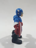 2010 Marvel Super Hero Squad Captain America 2 3/8" Tall Toy Figure