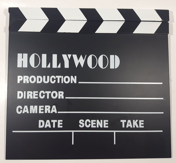 Hollywood Movie Film Director's 10 5/8" x 11 3/8" Wood Wooden Clapboard Clapper