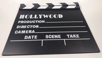 Hollywood Movie Film Director's 10 5/8" x 11 3/8" Wood Wooden Clapboard Clapper
