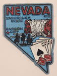 Nevada State Shaped Sagebrush State Carson City Blue 1 5/8" x 2 1/2" Fridge Magnet Travel Souvenir