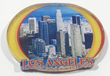 Los Angeles 1 3/4" x 2 1/4" Clear Acrylic Fridge Magnet Travel Souvenir