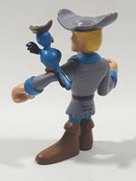 2010 Character Options Hanna Barbera Scooby Do! Fred as a Pirate with Parrot 2 3/4" Tall Toy Action Figure