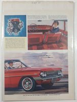 1961 Oldsmobile F-85 Cutlass Sports Coupe 13 3/4" x 20 3/4" Magazine Print Ad