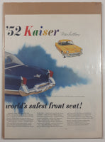 1952 Kaiser Manhattan 13 5/8" x 21" Magazine Print Ad
