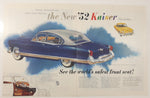 1952 Kaiser Manhattan 13 5/8" x 21" Magazine Print Ad