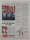 Saturday Evening Post 1954 Buick Special 10 1/4" x 13 1/2" Magazine Print Ad