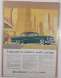 Saturday Evening Post 1954 Buick Roadmaster 10 1/4" x 13 1/2" Magazine Print Ad
