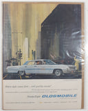 1961 Oldsmobile Ninety-Eight 10 1/4" x 13 5/8" Magazine Print Ad