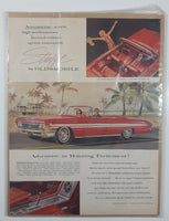 1961 Oldsmobile Starfire Convertible 10 1/4" x 13 1/2" Magazine Print Ad