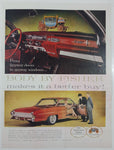 1961 Oldsmobile Ninety-Eight Body By Fisher 10 1/8" x 13 1/2" Magazine Print Ad