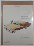 1954 The Saturday Evening Post 1955 Oldsmobile Ninety-Eight DeLuxe Holiday Coupe 10 3/8" x 13 5/8" Magazine Print Ad