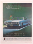 1966 Oldsmobile Jetstar 88 10 1/4" x 13 5/8" Magazine Print Ad