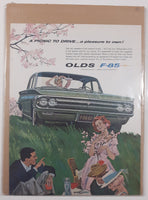 1962 Oldsmobile F-85 10 1/4" x 13 1/2" Magazine Print Ad