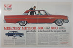 1961 Mercury Meteor 800 13 1/4" x 21 3/4" Magazine Print Ad