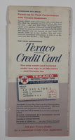 Vintage 1962 Texaco Salt Lake City Ogden and Provo Road Map 18" x 24 3/4