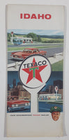 Vintage 1961 Texaco Idaho Road Map 18" x 26 3/4"