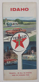 Vintage 1961 Texaco Idaho Road Map 18" x 26 3/4"