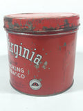 Vintage Imperial Tobacco Old Virginia Choice Smoking Tobacco Red Tin Metal Can