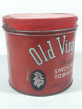 Vintage Imperial Tobacco Old Virginia Choice Smoking Tobacco Red Tin Metal Can