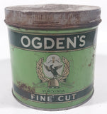 Vintage Imperial Tobacco Ogden's Cool And Fragrant Virginia Fine Cut Tobacco Green Tin Metal Can
