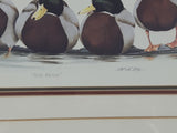 Art Lamay "The Boys" Five Mallard Ducks 15 1/4" x 20 1/4" Framed Wildlife Art Print
