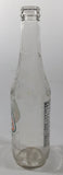 Jarritos Mango 9 1/4" Tall 370mL 12.5 Fl Oz. Embossed Clear Glass Soda Pop Bottle