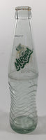 Mirinda 8 3/4" Tall 237mL Embossed Clear Glass Soda Pop Bottle