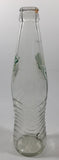 Mirinda 8 3/4" Tall 237mL Embossed Clear Glass Soda Pop Bottle