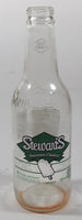 Stewart's Fountain Classics Orange Cream Soda 8" Tall 355mL Embossed Clear Glass Soda Pop Bottle