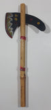 Tomahawk with Rubber Blade and Bamboo Shaft 13" Long Toy Native Weapon