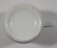 Denny's Bah-Humbug! Christmas Themed White 3 3/4" Tall Ceramic Coffee Mug Cup