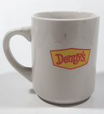 Denny's Bah-Humbug! Christmas Themed Light Grey 3 3/4" Tall Ceramic Coffee Mug Cup