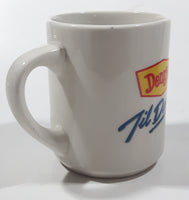 Denny's Til Dawn Tired Moon Face 3 3/4" Tall Ceramic Coffee Mug Cup