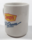 Denny's Til Dawn Tired Moon Face 3 3/4" Tall Ceramic Coffee Mug Cup
