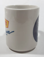 Denny's Til Dawn Tired Moon Face 3 3/4" Tall Ceramic Coffee Mug Cup