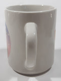 Denny's "I Would Have Preferred Something Cold." Snowman Themed 3 3/4" Tall Ceramic Coffee Mug Cup Chip On Rim