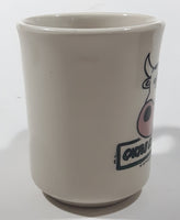 Cactus Club Cafe Vancouver, B.C. Cow Themed Ultima China 3 3/4" Tall Ceramic Coffee Mug Cup