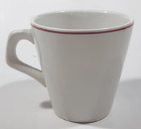 Rare Vintage Heath England Armorlite Russ Food Equip Ltd Boston Pizza 3" Tall Ceramic Coffee Mug Cup