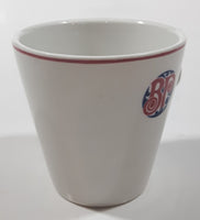 Rare Vintage Heath England Armorlite Russ Food Equip Ltd Boston Pizza 3" Tall Ceramic Coffee Mug Cup
