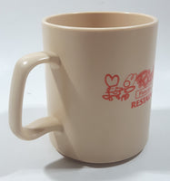 Rare Vintage Ricky's Pancake House Restaurants 3 3/4" Tall Plastic Coffee Mug Cup