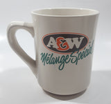 A & W Special Blend 3 3/4" Tall Ceramic Coffee Mug Cup