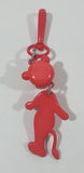 Vintage 1980s John Stanley Pink Panther Shaped Plastic Key Chain Clip