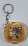 Guayabitos Mexico Seahorse and Other Crustaceans In Clear Plastic 1 1/2" Long Key Chain