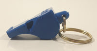 1990 Fox 40 Classic Blue Referee Sports Whistle 2" Key Chain