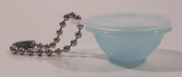 Vintage Tupperware 1 1/4" Bowl Shaped Key Chain