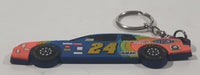 NASCAR #4 Jeff Gordeon Dupont Car Shaped Rubber 4" Long Key Chain