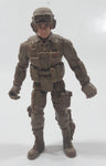 Chap Mei Style Soldier in Brown 4" Tall Toy Action Figure