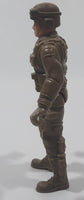 Chap Mei Style Soldier in Brown 4" Tall Toy Action Figure