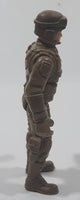 Chap Mei Style Soldier in Brown 4" Tall Toy Action Figure